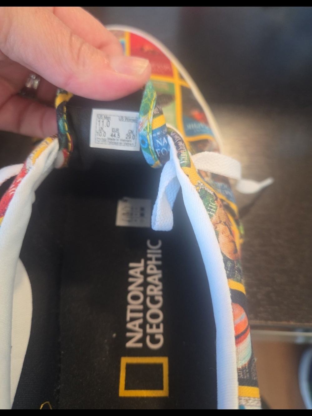 National Geographic Multicolor Graphic Canvas Sneakers - Picture 3 of 6